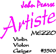John Pearse&reg; Artiste Violin Strings